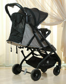 Passeggino Leggero per Bambini Barotti Primo Nero e Grigio