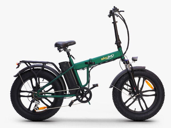 prezzo Fat-Bike Bicicletta Elettrica Pieghevole 36V a Pedalata Assistita 20” 250W SkyJet NitroPro Verde