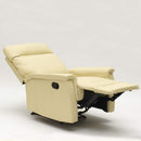 Poltrona Relax Reclinabile Manuale 80x94x102 cm in Similpelle Beige