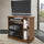 Mobile porta TV Crescendo 80 81x40x72H cm noce antico