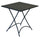 Tavolino Quadrato Pieghevole 70x70 cm in Ferro Vorghini Stresa Nero