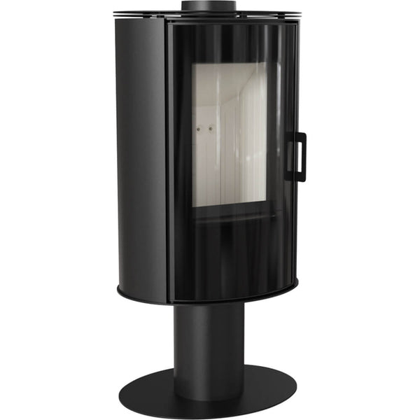 Stufa a Legna 5,5/10,5KW in Acciaio Flig Bradbury Plus Nera sconto