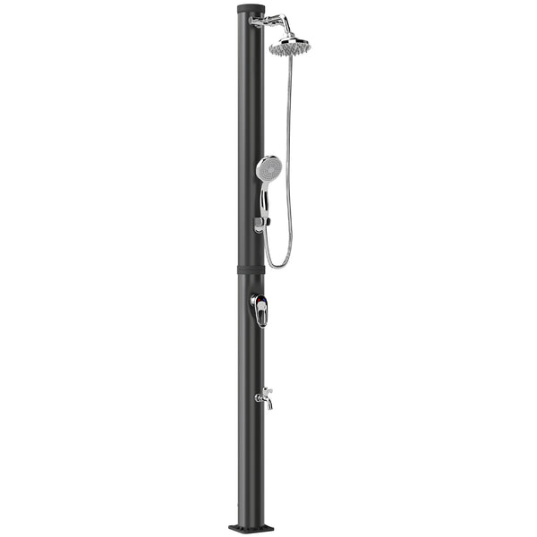 Doccia Solare 20L 11x11x217 cm Protezione Antigelo Brevettata Plastica e ABS Nero prezzo