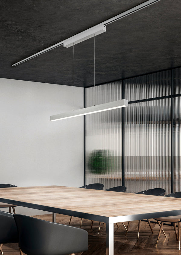 Lampada a Sospensione da Interno a led in Metallo Nickel Opaco acquista