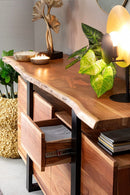 Credenza 4 Ante 2 Cassetti 175x45x90h cm Artur 