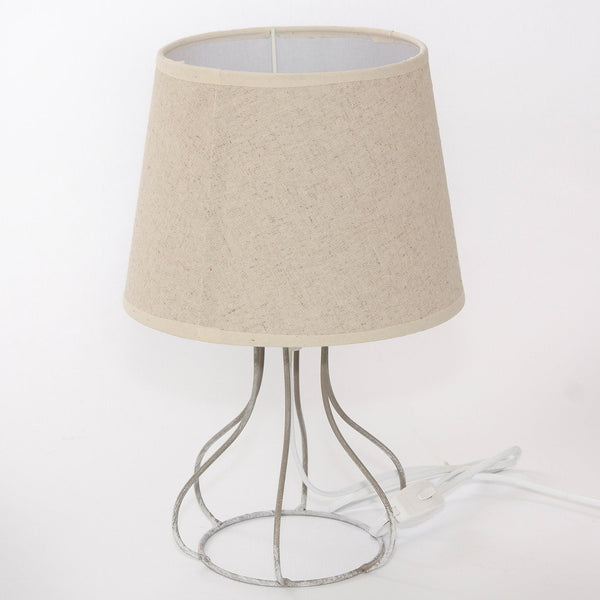 Lampada da Tavolo 21xH30 cm in Metallo Grigio prezzo