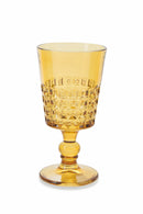 Set 6 Calici Ø8,4x17 cm in Vetro Villa d'Este Home Tivoli Pixel Multicolor