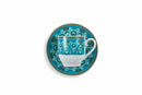 Set 6 Tazzine Caffè in Porcellana con Piattino 90 ml Villa d'Este Home Tivoli Cala Jondal
