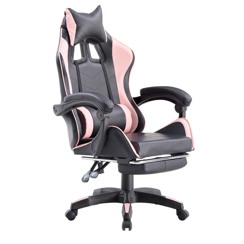 Sedia da Gaming Ergonomica in Similpelle Rosa/Nera – acquista su