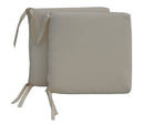Set 2 Cuscini per Sedia da Giardino 45x45x5 cm in Dralon Allegro Ecru