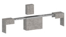 Set 2 Panche Allungabili 66/290x25x45 cm Pratika Singola A e B Bronx  