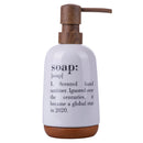 Dispenser Sapone Liquido 7,5x7,5x17,5 cm in Gres VdE Tivoli 1996 Bianco