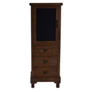 Mobile 3 Cassetti 1 Anta con Lavagna 50x35xh137 cm in Legno di Abete Marrone