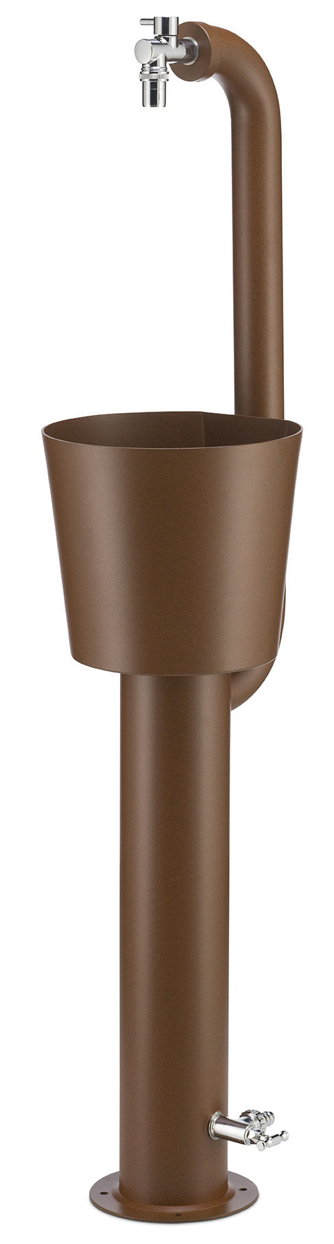 sconto Fontana da Giardino con Doppio Rubinetto e Secchio Belfer 42/ARRC Cactus Ruggine