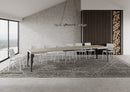 Tavolo Allungabile 140-400x90x77 cm Paxon Cashmere Telaio Antracite 