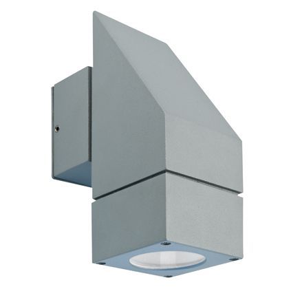 Lampada Applique Una Luce Colore Alluminio per Esterno Linea Square Livos prezzo