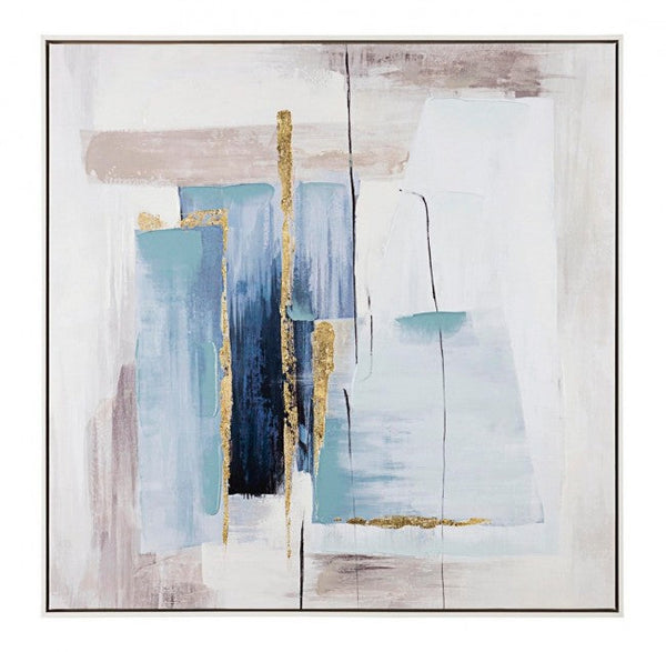 sconto Dipinto Olio con Cornice Crown P2379-1 82.5x82.5 cm in Stampa su Tela