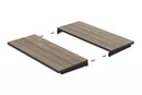 Tavolo Allungabile Interno-Esterno 194,5-272x94x75 cm Keter Porto Nova in Decocoat Graphite e Ashwood 