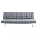 Divano Letto Barry 178x80x71 cm in Tessuto Grigio scuro