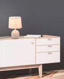 Lampada tavolo da Interno   in Ceramica Beige