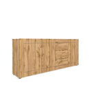 Madia 3 Ante e 3 Cassetti 200x40x83,5 cm Elios Quercia Natura      