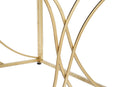 Tavolo da Caffé Bubbles 90x60x45 cm in Ferro e Specchio Oro e Argento