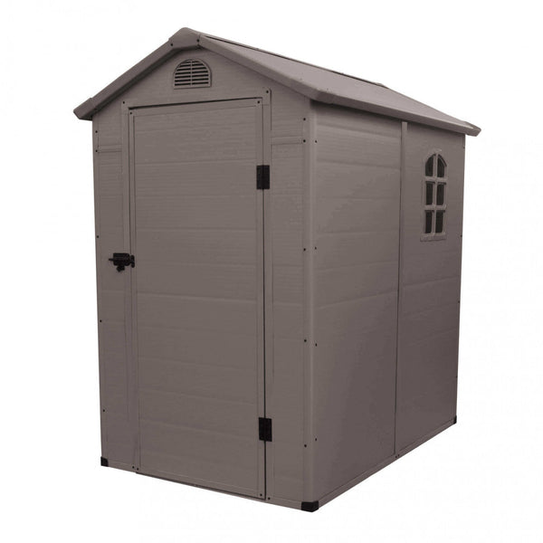 Casetta Box da Giardino Hause 134x192x204 h cm in Plastica Marrone online