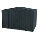 Casetta Box da Giardino 322x233x209 cm in Metallo Grigio Scuro