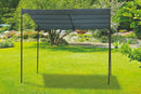 Pergola Gazebo da Giardino in Metallo 3x2,5m Soriani Grigio