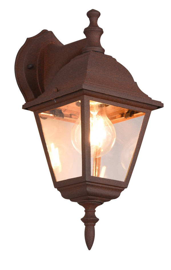 Applique da Esterno Attacco E27 in Alluminio Ruggine prezzo