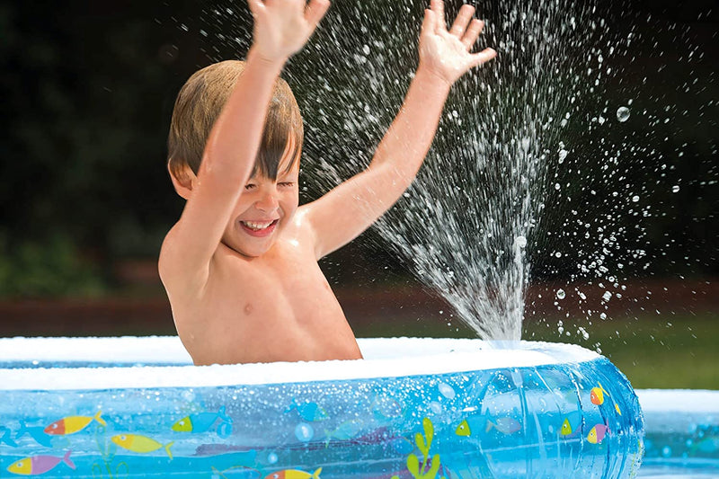 Piscina Doppia Gonfiabile per Bambini Ø279x36 cm in Vinile Intex 57143