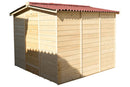 Casetta Box da Giardino 2,4x2,4 m con Pavimento in Legno Picea Massello 16mm Eden