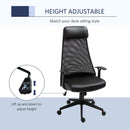 Sedia Poltrona Direzionale da Ufficio in Tessuto Nero