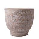 Contenitore Decorativo Disegni Rilievo Ø 23 H 21 cm