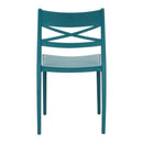 Set 6 Sedie 81x46x52 cm in Polipropilene Ottanio