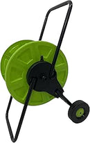 Carrello Avvolgitubo Manuale Max 60 mt Balcony per Tubi da 1/2" e 5/8" in Plastica PP e Acciaio Verde e Nero 