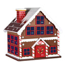 Calendario dell'Avvento Casetta 30x29x24,5 cm con 24 Cassetti in Legno Multicolore      