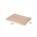 Piano D’Appoggio per Tavoli 900x500 mm in Legno Emuca Rovere