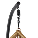 Dondolo Pensile da Giardino con cuscino Ø108x198 cm con Cuscino