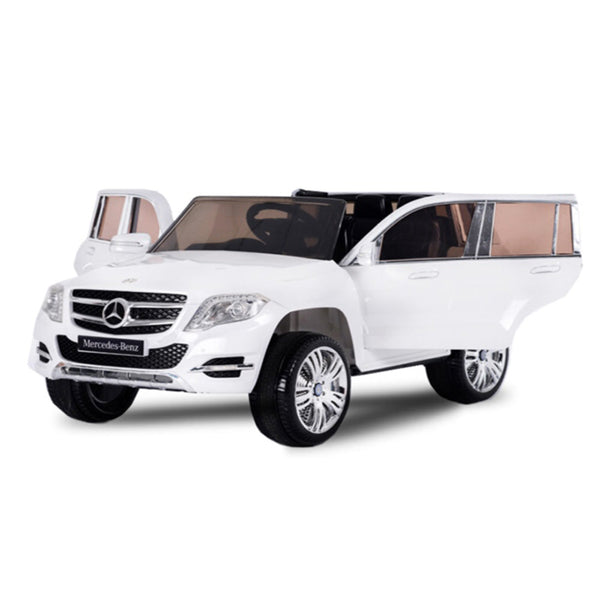 acquista Macchina Elettrica per Bambini 12V 2 Posti con Licenza Mercedes GLK Bianco