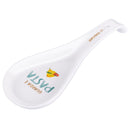 Poggiamestolo Pasta 26,5x10x3 cm in New Bone China VdE Tivoli 1996 Le Travisate Bianco