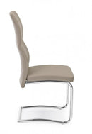 Set 4 Sedie 44x58x104h cm Thelma Tortora 