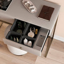 Contenitori Organizer Cassetti da Bagno 6 Cubi in Tecnoplastica Emuca Tidy Grigio Antracite