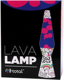 Lampada Lava Lamp 40cm Unicorno Magma con Glitter Colorati