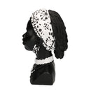 Statua in resina busto donna africana cm 18x20xh30