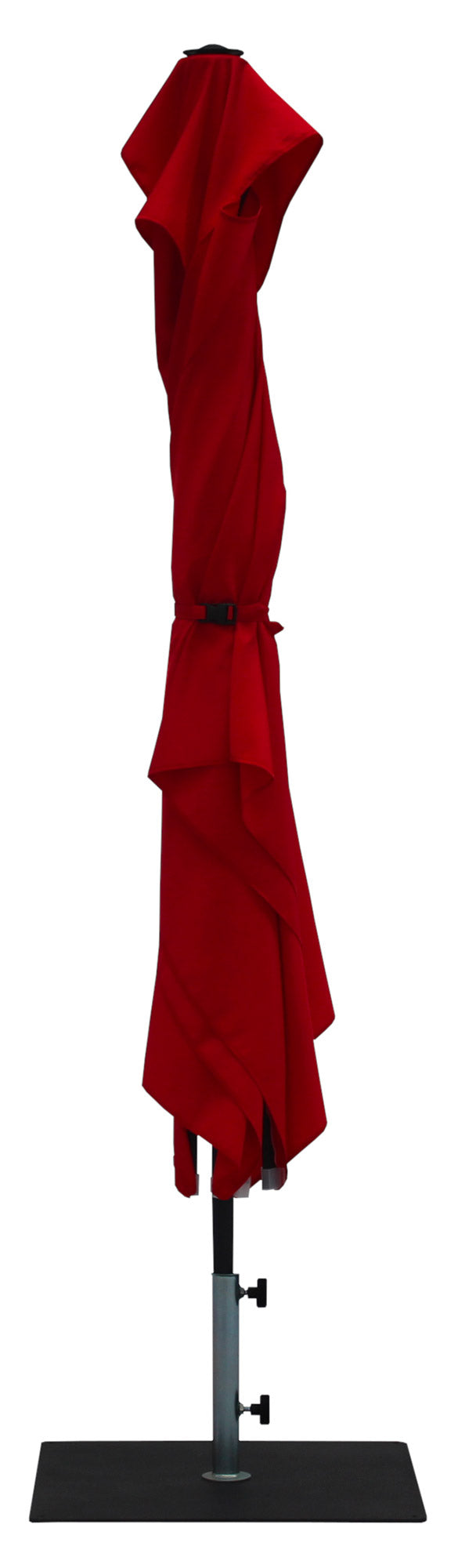 Ombrellone da Giardino 3x2 m Palo Ø38 mm in Alluminio Tessuto Poliestere Trend Rosso