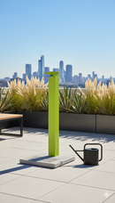 Fontana da Giardino con Rubinetto e Base in Cemento Belfer 42/QBM Verde Acido