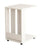 Tavolino da divano 37x45x67 cm Edi porta pc e riviste bianco