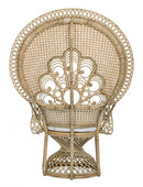 Poltrona 106x71x148h cm con Cuscini Peacock Naturale 