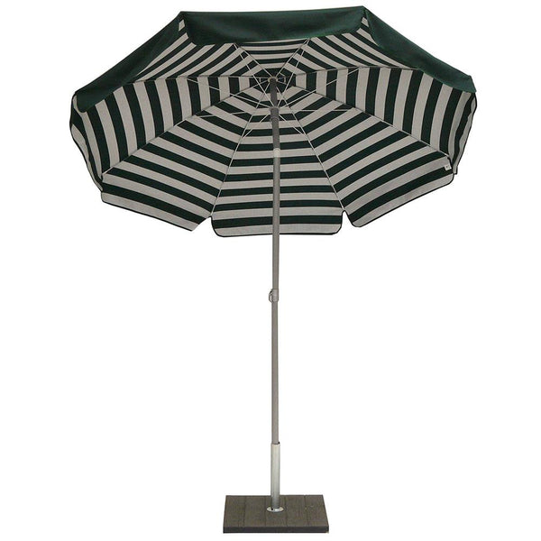 online Ombrellone da Giardino Ø2 m Palo Ø33 mm in Acciaio Maffei Venezia Duplex Verde/Bianco e Verde